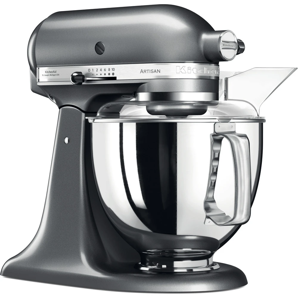 KitchenAid Keukenmachine Artisan - Kantelbare Kop - Tingrijs - 4.8 Liter - 5KSM175PSEMS 4 KitchenAid Keukenmachine Artisan - Kantelbare Kop - Tingrijs - 4.8 Liter - 5KSM175PSEMS - Afbeelding 4