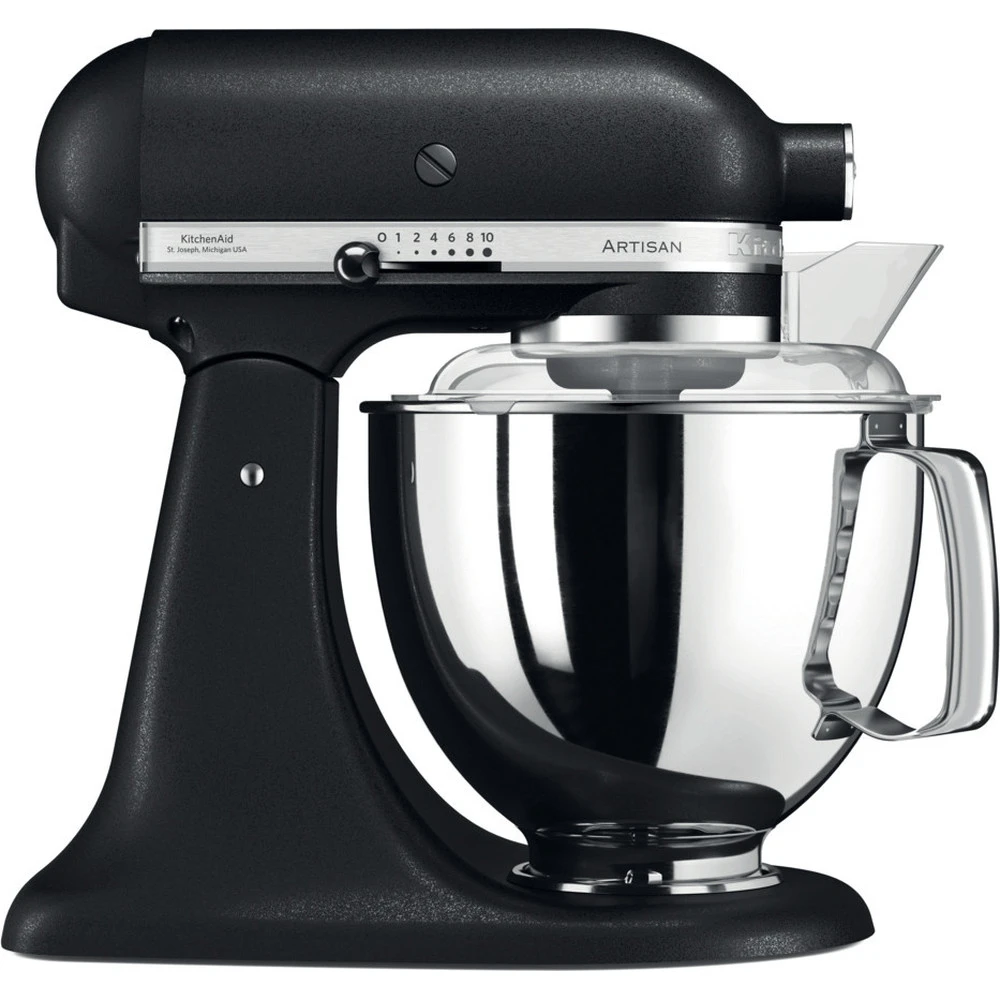 KitchenAid Keukenmachine Artisan - Kantelbare Kop - Vulkaanzwart - 4.8 Liter - 5KSM175PSEBK 1 KitchenAid Keukenmachine Artisan - Kantelbare Kop - Vulkaanzwart - 4.8 Liter - 5KSM175PSEBK
