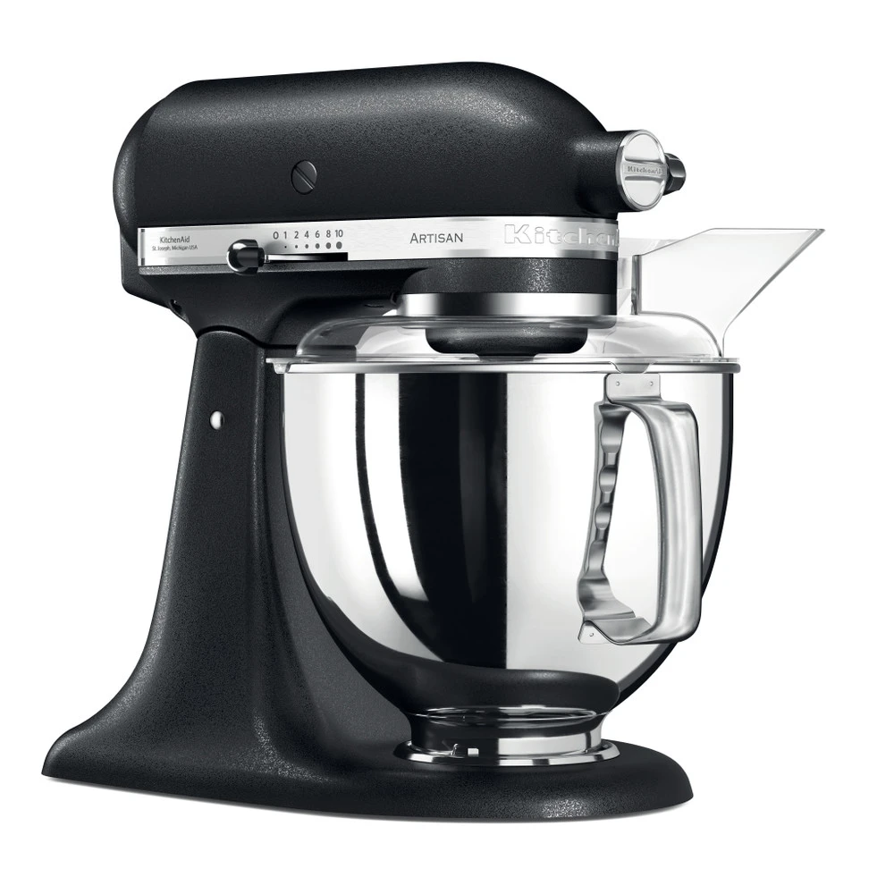 KitchenAid Keukenmachine Artisan - Kantelbare Kop - Vulkaanzwart - 4.8 Liter - 5KSM175PSEBK 3 KitchenAid Keukenmachine Artisan - Kantelbare Kop - Vulkaanzwart - 4.8 Liter - 5KSM175PSEBK - Afbeelding 3