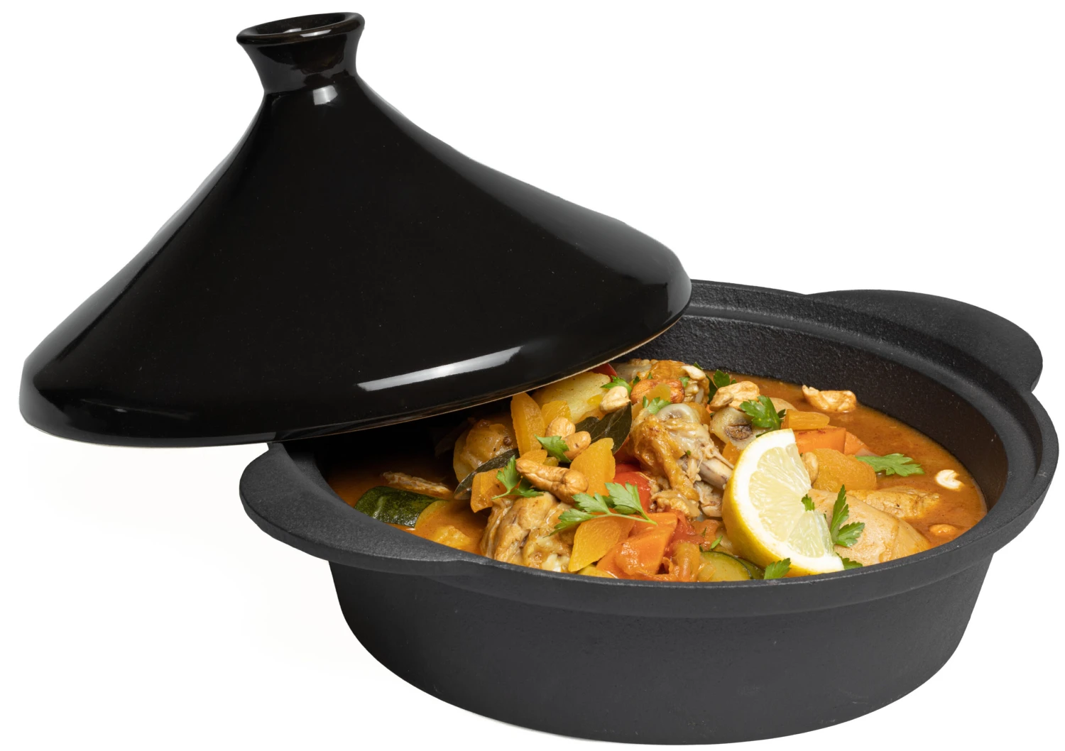 Blackwell Tajine Gietijzer - Zwart - ø 30 Cm / 3 Liter 1 Blackwell Tajine Gietijzer - Zwart - ø 30 Cm / 3 Liter
