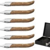 Jay Hill Steakvorken Laguiole - Olijfhout - 6 Stuks