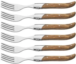 Jay Hill Steakvorken Laguiole - Olijfhout - 6 Stuks 14 Jay Hill Steakvorken Laguiole - Olijfhout - 6 Stuks -Alessi Verkoopwinkel 8720364450892 2