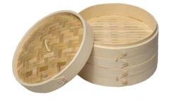 Sareva Stoommandje - Bamboe - 2-laags - ø 25 Cm 13 Sareva Stoommandje - Bamboe - 2-laags - ø 25 Cm -Alessi Verkoopwinkel 8720364451042 4