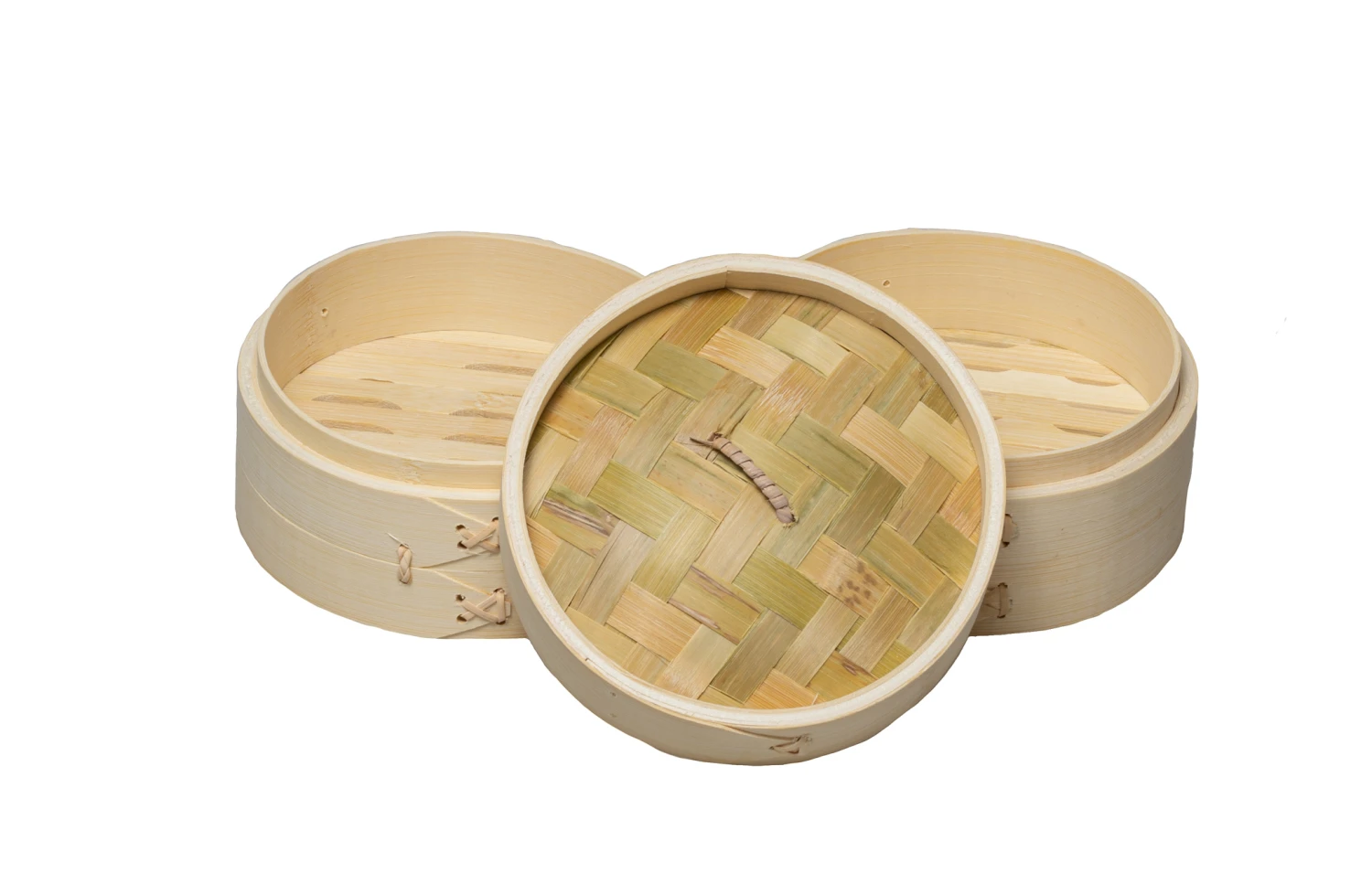 Sareva Stoommandje - Bamboe - 2-laags - ø 15 Cm 8 Sareva Stoommandje - Bamboe - 2-laags - ø 15 Cm - Afbeelding 8