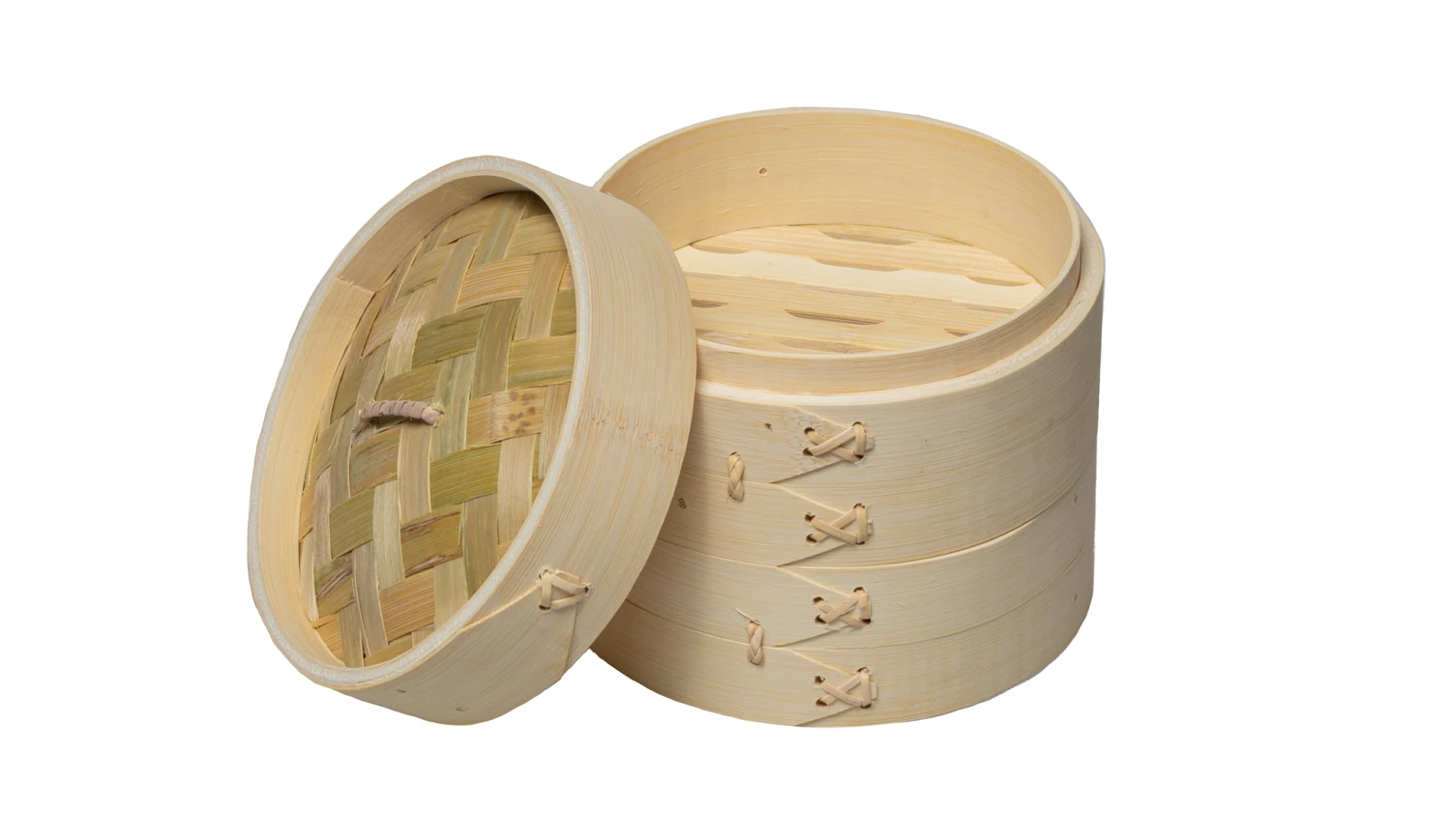 Sareva Stoommandje - Bamboe - 2-laags - ø 15 Cm 7 Sareva Stoommandje - Bamboe - 2-laags - ø 15 Cm - Afbeelding 7