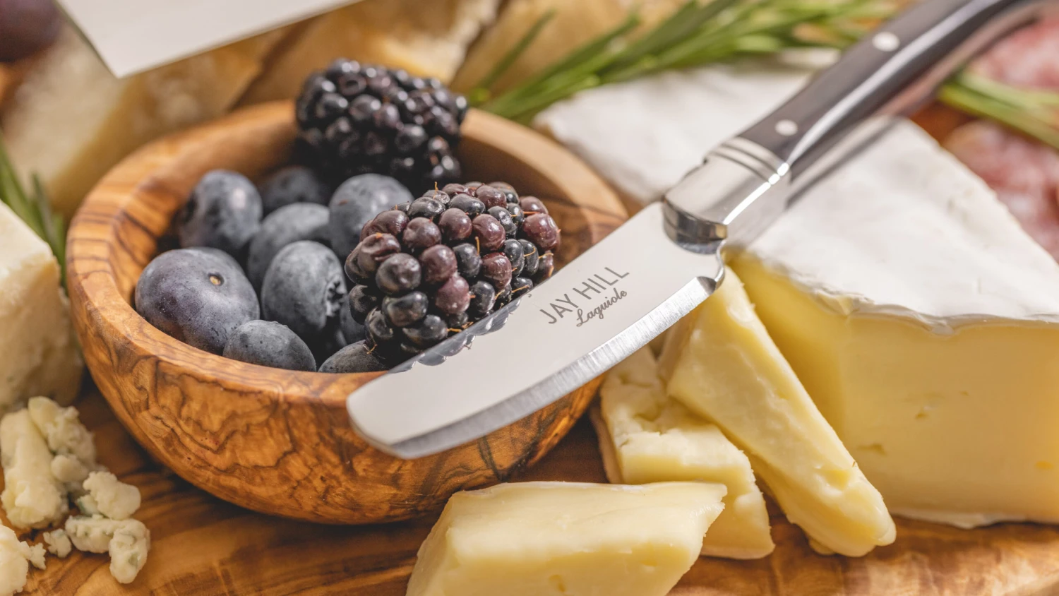 Jay Hill Kaasmessenset Laguiole - Zwart - 3 Stuks 3 Jay Hill Kaasmessenset Laguiole - Zwart - 3 Stuks - Afbeelding 3