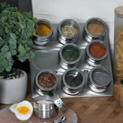 Blackwell Kruidenpotjes Magnetisch - Inclusief 9 Potjes - RVS 9 Blackwell Kruidenpotjes Magnetisch - Inclusief 9 Potjes - RVS -Alessi Verkoopwinkel 8720364455576 6