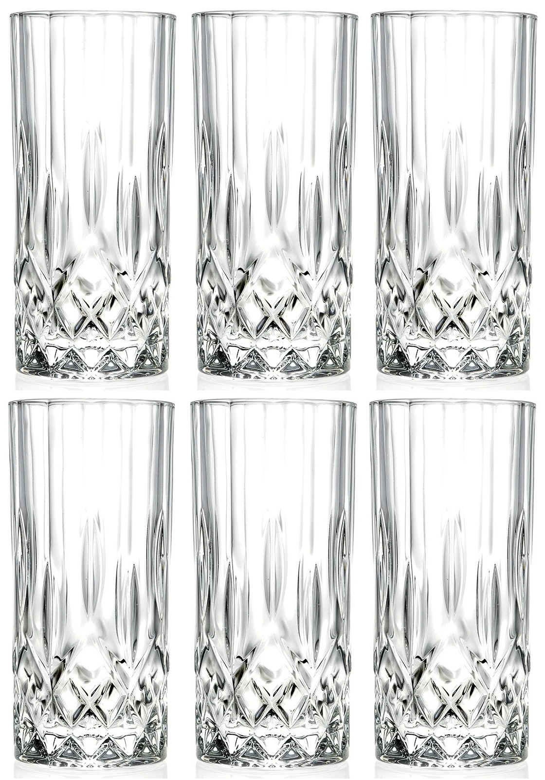 Cookinglife Longdrinkglazen Moray - 350 Ml - 6 Stuks 1 Cookinglife Longdrinkglazen Moray - 350 Ml - 6 Stuks