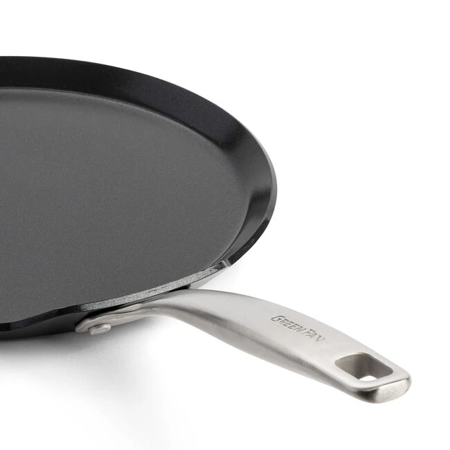 GreenPan Pannenkoekenpan Copenhagen - Zwart - ø 28 Cm - Keramische Anti-aanbaklaag 2 GreenPan Pannenkoekenpan Copenhagen - Zwart - ø 28 Cm - Keramische Anti-aanbaklaag - Afbeelding 2