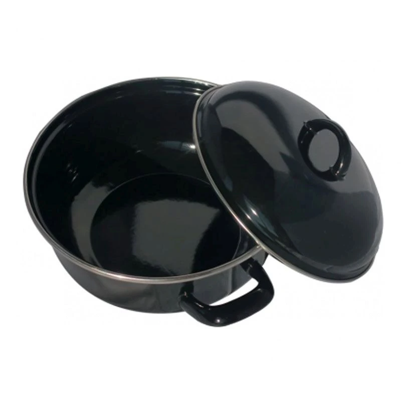 Cooking Emaille Braadpan - ø 24 Cm / 4 Liter 3 Cooking Emaille Braadpan - ø 24 Cm / 4 Liter - Afbeelding 3