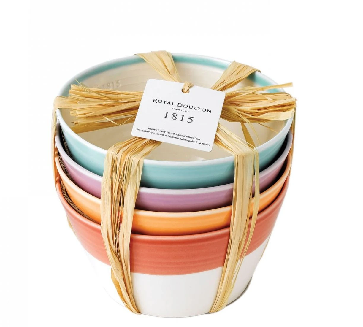 Royal Doulton Kommen 1815 Bright Colours ø 15 Cm - 4 Stuks 5 Royal Doulton Kommen 1815 Bright Colours ø 15 Cm - 4 Stuks - Afbeelding 5