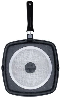 Resto Kitchenware Grillpan Meridiana - 28 X 28 Cm - Standaard Anti-aanbaklaag 10 Resto Kitchenware Grillpan Meridiana - 28 X 28 Cm - Standaard Anti-aanbaklaag -Alessi Verkoopwinkel 93406.4260403579664.ver06