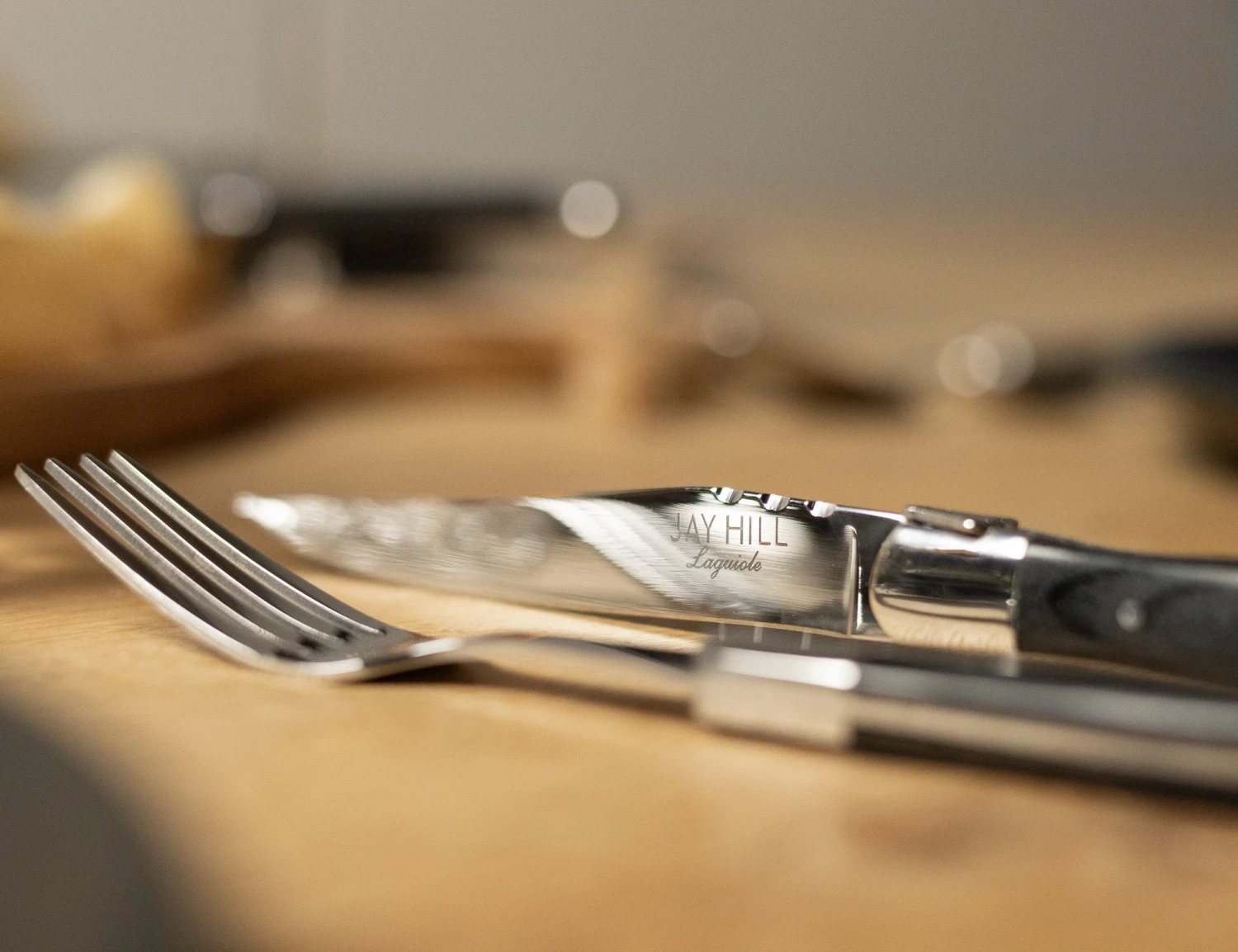 Jay Hill Bestekset Laguiole - Zwart - 24 Delig / 6 Personen 2 Jay Hill Bestekset Laguiole - Zwart - 24 Delig / 6 Personen - Afbeelding 2