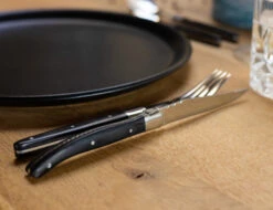 Jay Hill Bestekset Couvert Laguiole - Zwart - 4-delig 9 Jay Hill Bestekset Couvert Laguiole - Zwart - 4-delig -Alessi Verkoopwinkel AR7A5876