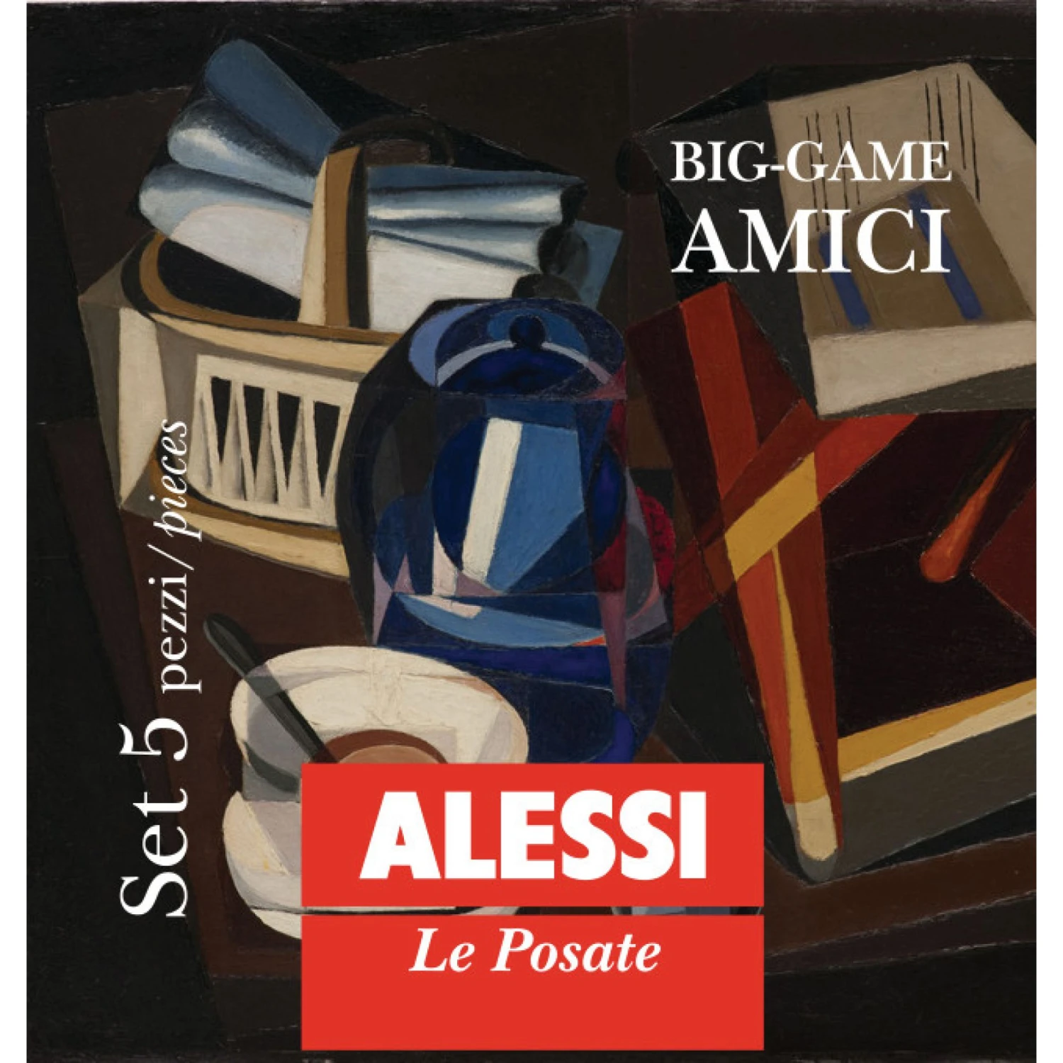 Alessi Bestekset Amici - BG02S5 - 5-delig - Door Big-Game 4 Alessi Bestekset Amici - BG02S5 - 5-delig - Door Big-Game - Afbeelding 4