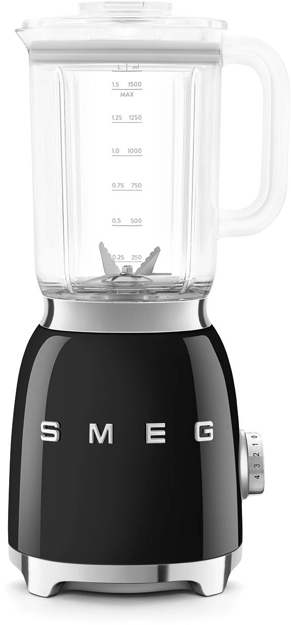SMEG Blender - 800 W - Zwart - 1.5 Liter - BLF03BLEU 1 SMEG Blender - 800 W - Zwart - 1.5 Liter - BLF03BLEU