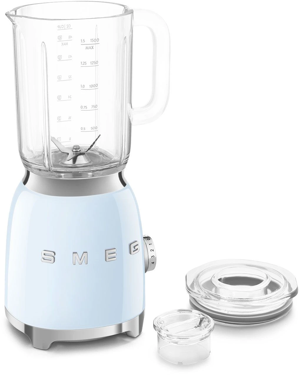 SMEG Blender - 800 W - Pastelblauw- 1.5 Liter - BLF03PBEU 2 SMEG Blender - 800 W - Pastelblauw- 1.5 Liter - BLF03PBEU - Afbeelding 2