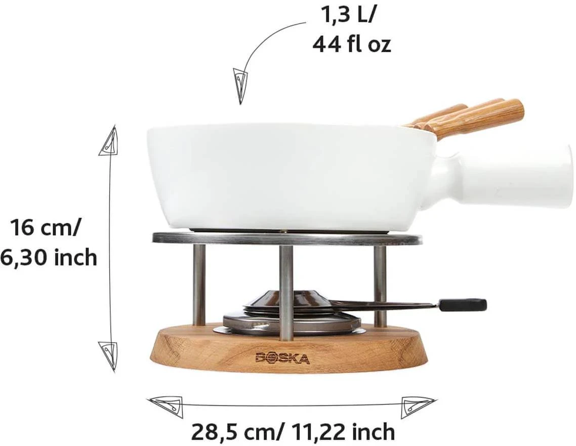 Boska Fondueset - 4 Personen - Wit 6 Boska Fondueset - 4 Personen - Wit - Afbeelding 6