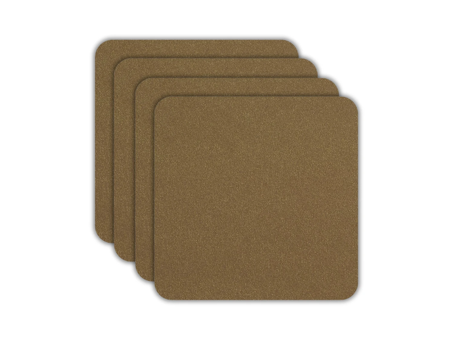 ASA Selection Onderzetters - Soft Leather - Cork - 10 X 10 Cm - 4 Stuks 1 ASA Selection Onderzetters - Soft Leather - Cork - 10 X 10 Cm - 4 Stuks