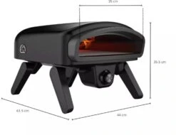 Nero Cooking Pizza Oven - Op Gas Voor Buiten - Zwart - Voor ø 35 Cm Pizza's 13 Nero Cooking Pizza Oven - Op Gas Voor Buiten - Zwart - Voor ø 35 Cm Pizza's -Alessi Verkoopwinkel CL productafbeeldingen 33 3