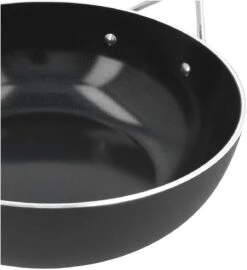 Demeyere Wokpan Alu Plus 3 - Ceraforce - ø 28 Cm - Keramische Anti-aanbaklaag -Alessi Verkoopwinkel Demeyere Wokpan Alu Plus 3 750057283