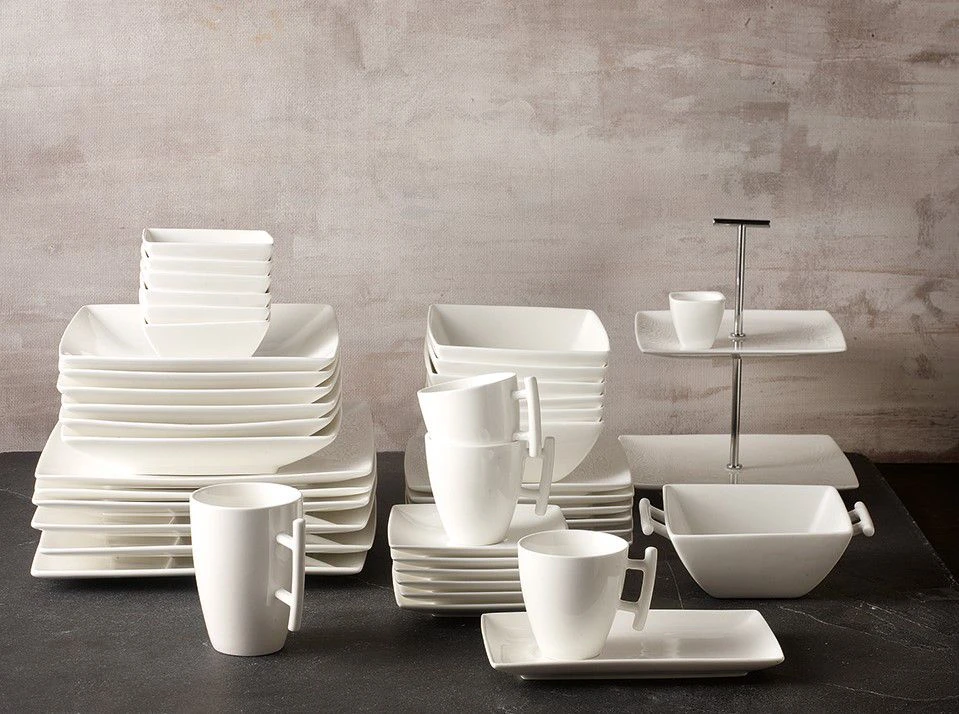 BonBistro Ovenschaal Yong Squito - 19 X 19 X 6 Cm / 1.4 Liter - Wit - 2 Stuks 2 BonBistro Ovenschaal Yong Squito - 19 X 19 X 6 Cm / 1.4 Liter - Wit - 2 Stuks - Afbeelding 2