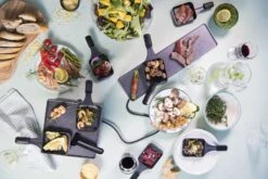 Espressions Gourmetstel Slim - 4 Personen 18 Espressions Gourmetstel Slim - 4 Personen -Alessi Verkoopwinkel Espressions Gourmetstel Raclette Square 21 x 13 cm 1