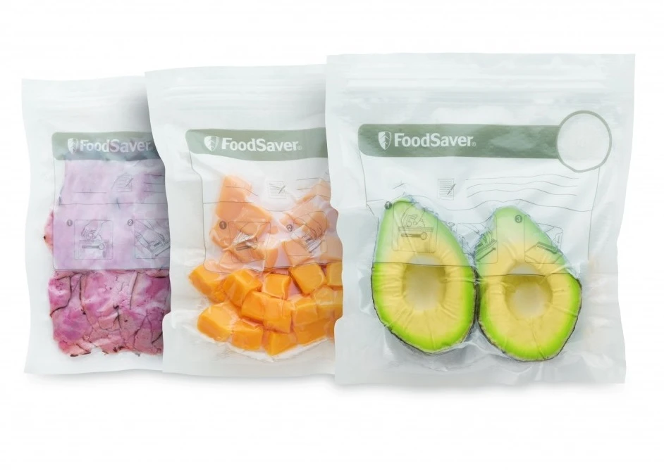 FoodSaver Fresh Hersluitbare Vacumeerzakken 950 Ml - 26 Stuks 1 FoodSaver Fresh Hersluitbare Vacumeerzakken 950 Ml - 26 Stuks