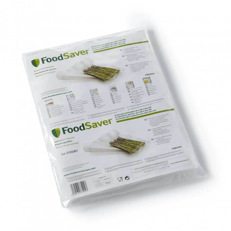 FoodSaver Vacumeerzakken 36 X 28 Cm - 32 Stuks 1 FoodSaver Vacumeerzakken 36 X 28 Cm - 32 Stuks