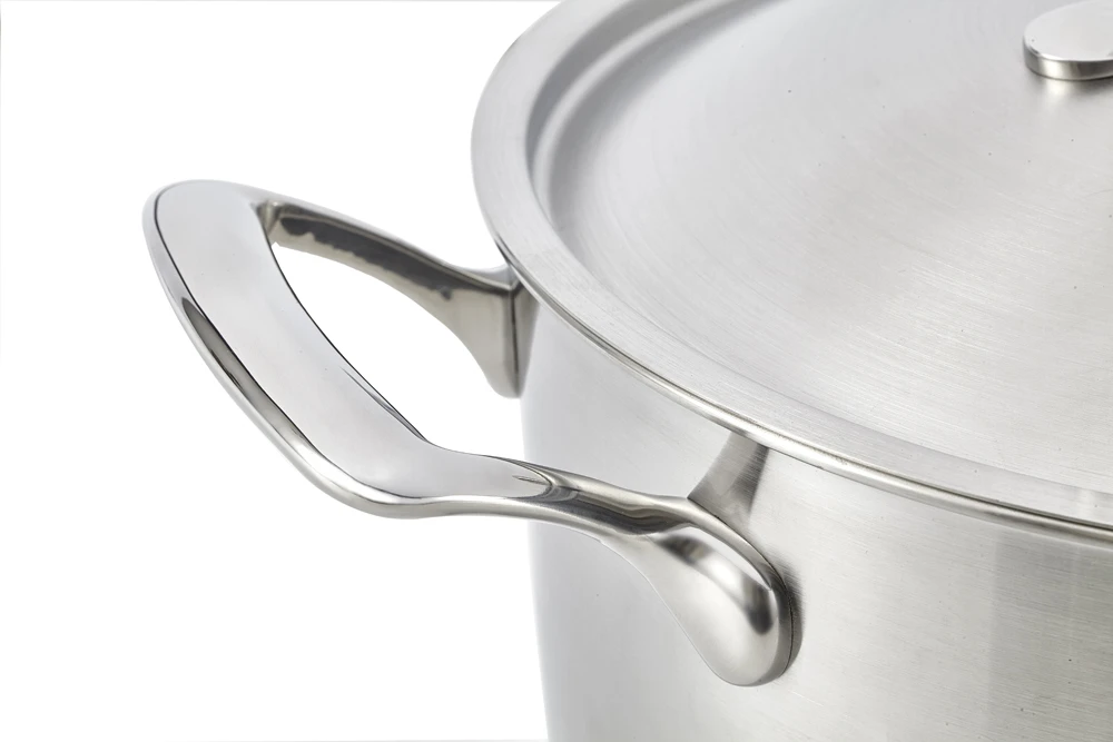 Habonne Kookpan Queen - TriPly RVS - ø 20 Cm / 2.5 Liter 2 Habonne Kookpan Queen - TriPly RVS - ø 20 Cm / 2.5 Liter - Afbeelding 2