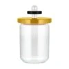 Alessi Voorraadpot Twergi - ES16/100 1 - Geel - ø 12 Cm / 1 Liter - Door Ettore Sotsass
