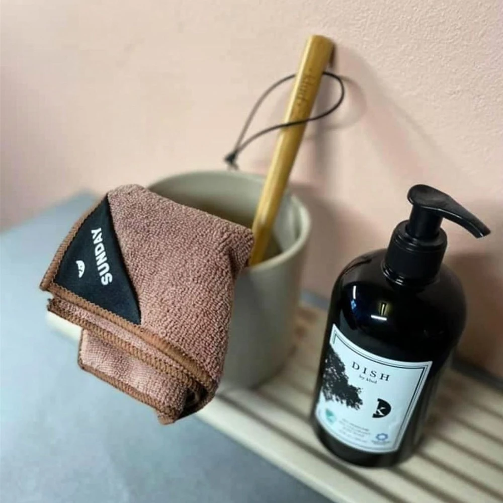 Klud Vaatdoekjes Mauve 30 X 30 - 7 Stuks 4 Klud Vaatdoekjes Mauve 30 X 30 - 7 Stuks - Afbeelding 4