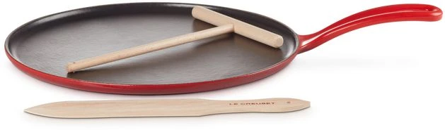 Le Creuset Pannenkoekenpan Tradition - Kersenrood - ø 27 Cm 1 Le Creuset Pannenkoekenpan Tradition - Kersenrood - ø 27 Cm