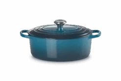 Le Creuset Braadpan Signature - Ovaal - Deap Teal - ø 29 Cm / 4.7 Liter 10 Le Creuset Braadpan Signature - Ovaal - Deap Teal - ø 29 Cm / 4.7 Liter -Alessi Verkoopwinkel LC 20210125 HL PS FS 21178296422430 001