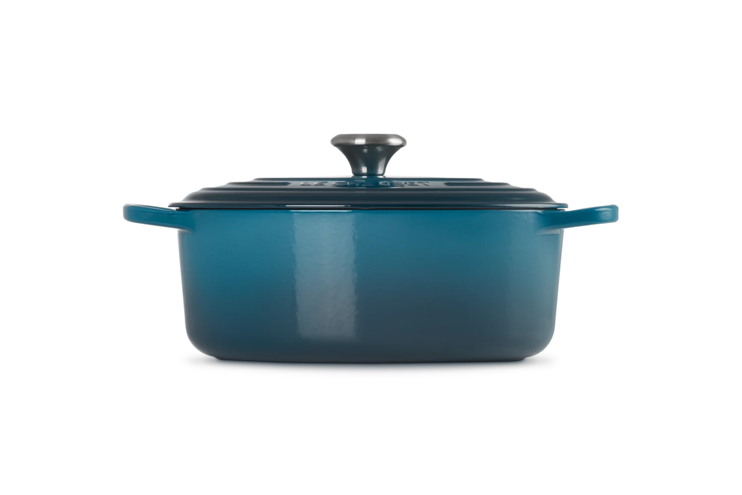 Le Creuset Braadpan Signature - Ovaal - Deap Teal - ø 29 Cm / 4.7 Liter 5 Le Creuset Braadpan Signature - Ovaal - Deap Teal - ø 29 Cm / 4.7 Liter - Afbeelding 5