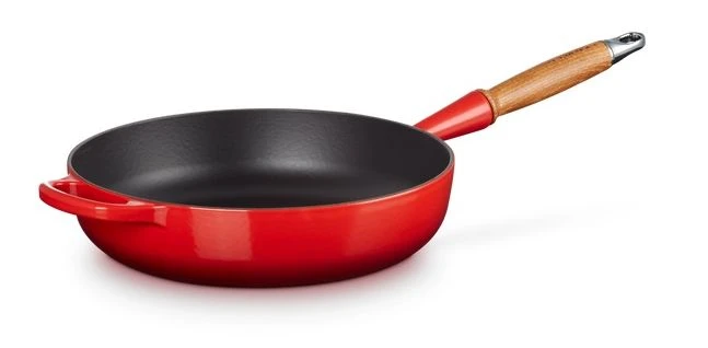 Le Creuset Hapjespan Signature - Kersenrood - ø 28 Cm / 3.6 Liter- Geëmailleerde Anti-aanbaklaag 1 Le Creuset Hapjespan Signature - Kersenrood - ø 28 Cm / 3.6 Liter- Geëmailleerde Anti-aanbaklaag