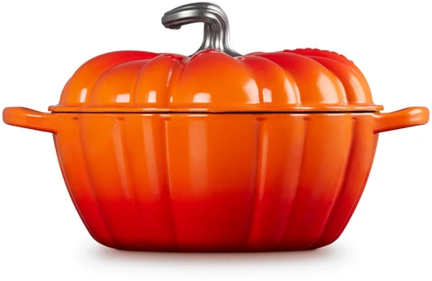 Le Creuset Braadpan Signature - Pompoen - Oranjerood - ø 24 Cm / 3.7 Liter 2 Le Creuset Braadpan Signature - Pompoen - Oranjerood - ø 24 Cm / 3.7 Liter - Afbeelding 2