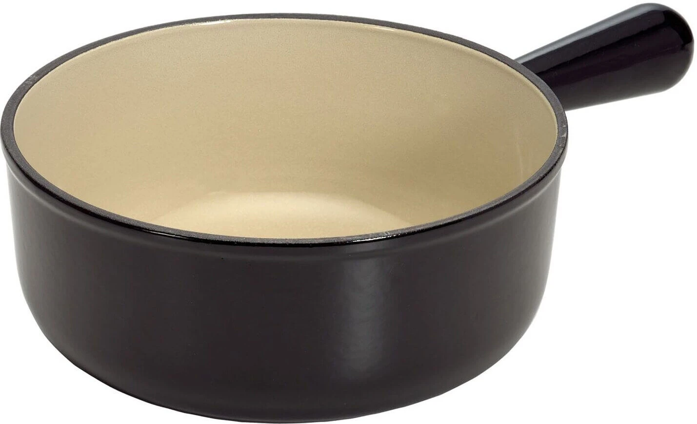 Le Creuset Fonduepan Tradition - Mat Zwart - ø 18 Cm / 1.4 Liter 1 Le Creuset Fonduepan Tradition - Mat Zwart - ø 18 Cm / 1.4 Liter