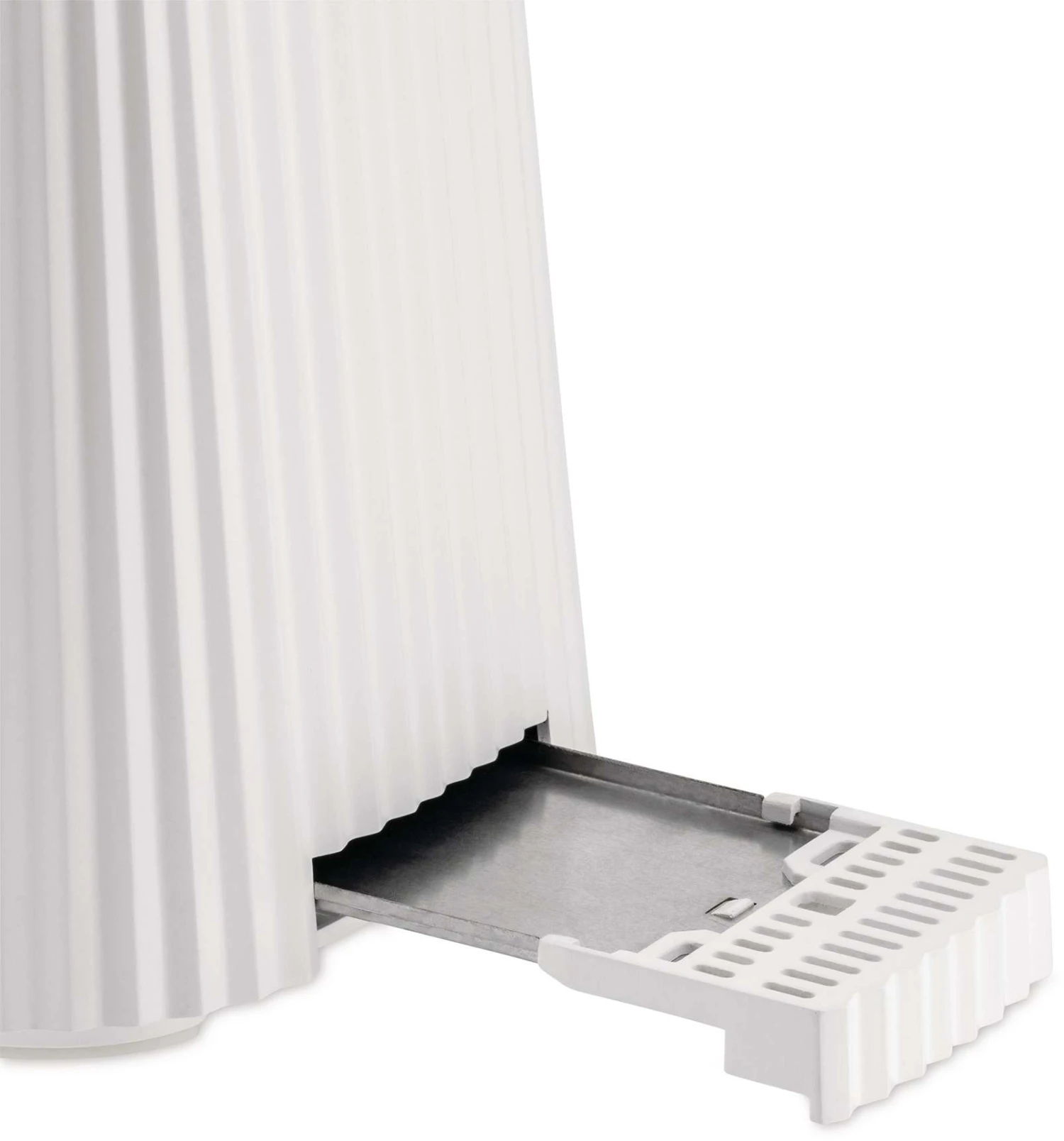 Alessi Broodrooster Plissé - 6 Standen - Wit - Michele De Lucchi - MDL08 W 5 Alessi Broodrooster Plissé - 6 Standen - Wit - Michele De Lucchi - MDL08 W - Afbeelding 5