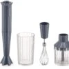 Alessi Staafmixer Set Plissé - Grijs - Michele De Lucchi - MDL10S G