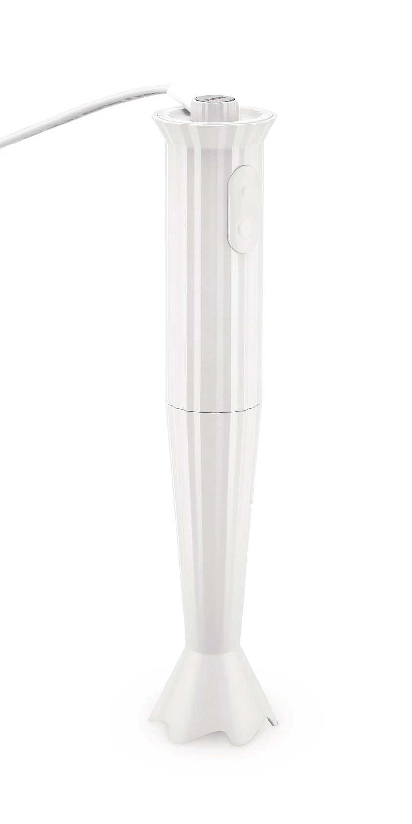 Alessi Staafmixer Plissé - 2 Standen - Wit - Michele De Lucchi - MDL10 W 3 Alessi Staafmixer Plissé - 2 Standen - Wit - Michele De Lucchi - MDL10 W - Afbeelding 3