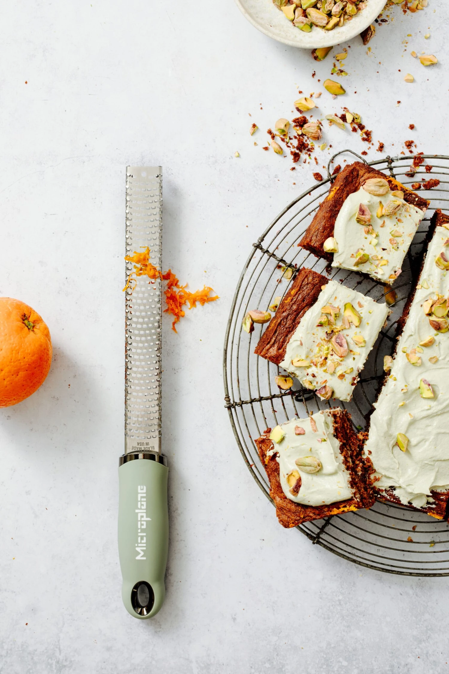 Microplane Rasp Premium Classic - Fijn - Sage Green 2 Microplane Rasp Premium Classic - Fijn - Sage Green - Afbeelding 2