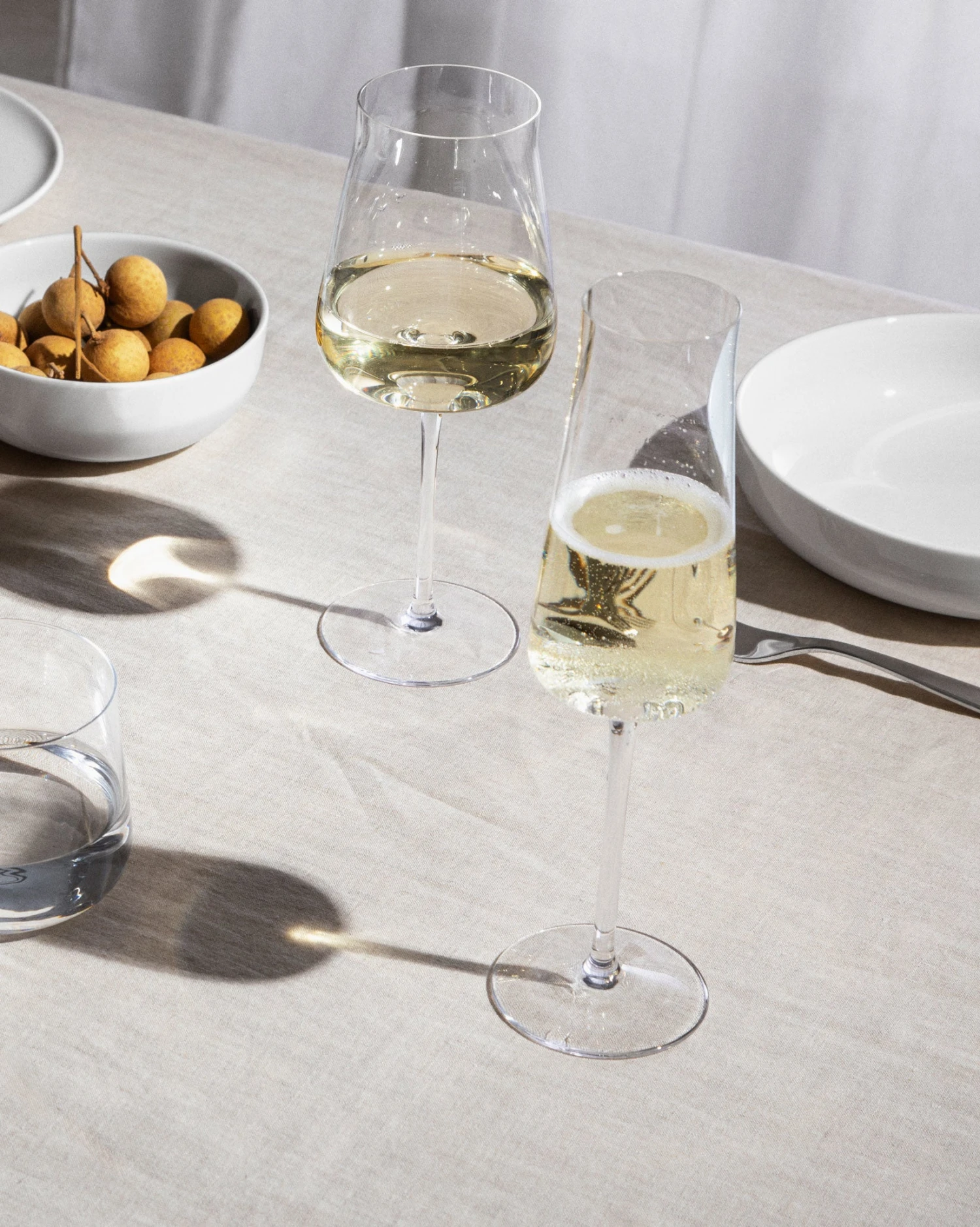 Alessi Champagneglas Eugenia - 4 Stuks - NF09/09 - Door Naoto Fukasawa 2 Alessi Champagneglas Eugenia - 4 Stuks - NF09/09 - Door Naoto Fukasawa - Afbeelding 2