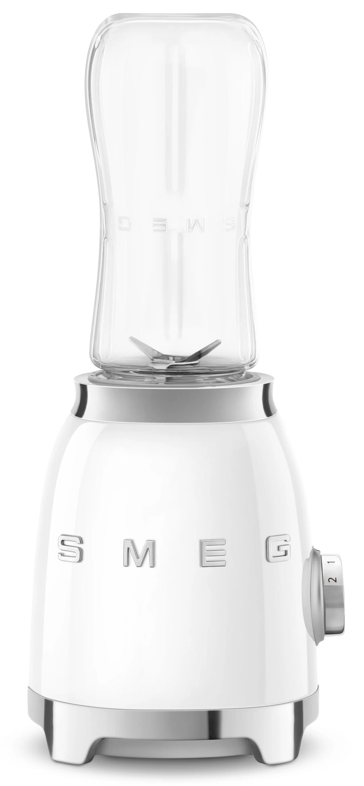 SMEG Smoothie Blender - Compact - Wit - 600 Ml - PBF01WHEU 1 SMEG Smoothie Blender - Compact - Wit - 600 Ml - PBF01WHEU