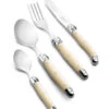 Laguiole Style De Vie Bestekset Premium Line - Parelmoer - 24 Delig / 6 Personen
