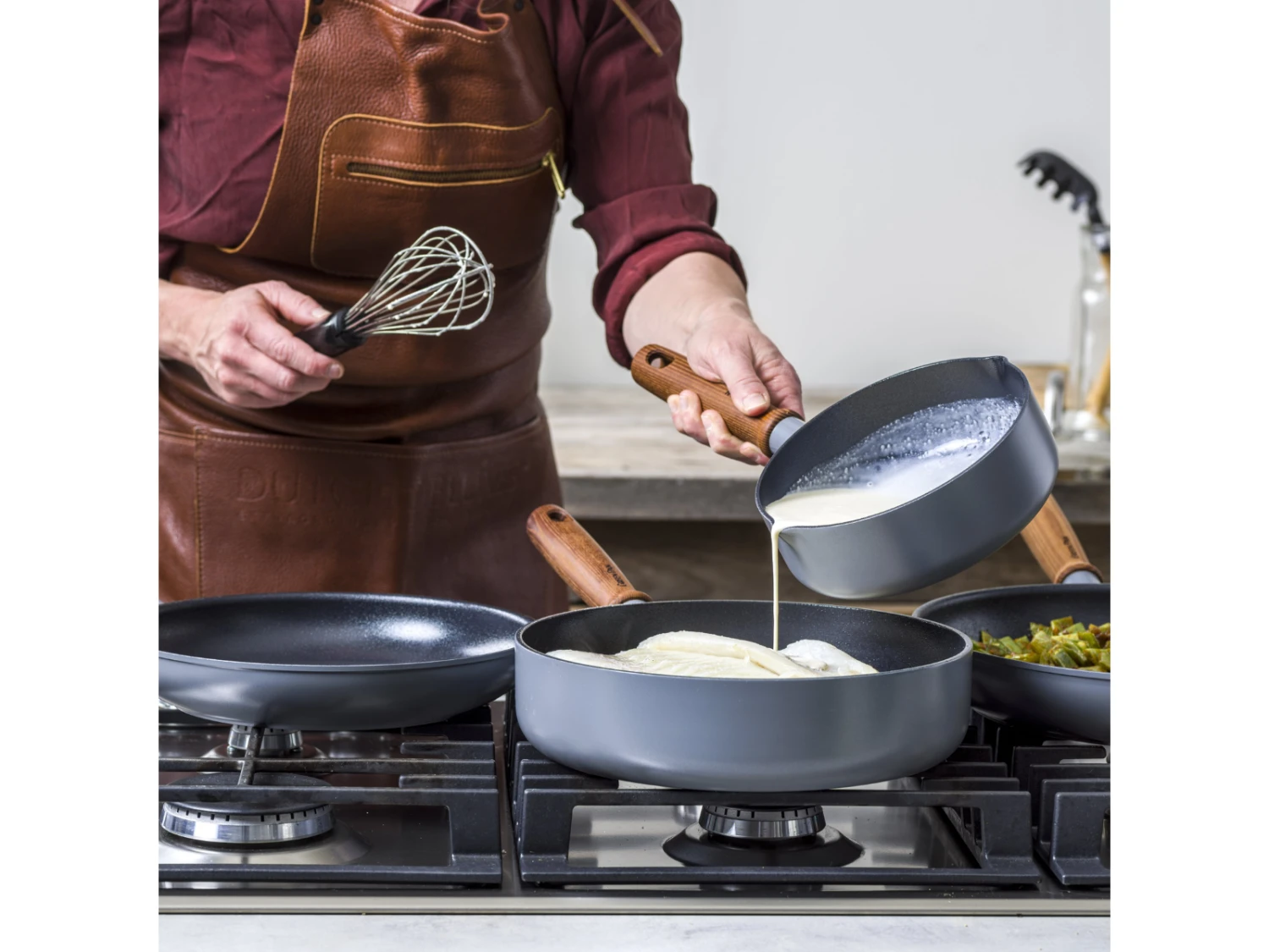 GreenPan Pannenset Met Keukenhulpjes Mayflower Pro - 4 Delige Set 9 GreenPan Pannenset Met Keukenhulpjes Mayflower Pro - 4 Delige Set - Afbeelding 9