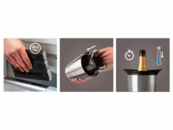 Vacu Vin Wijnkoeler Active Cooler Elegant - Box - Zwart 7 Vacu Vin Wijnkoeler Active Cooler Elegant - Box - Zwart -Alessi Verkoopwinkel Productafbeeldingen CL 39 1