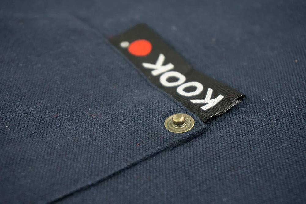 KOOK Keukenschort Recycled Donkerblauw 90 X 70 Cm 4 KOOK Keukenschort Recycled Donkerblauw 90 X 70 Cm - Afbeelding 4