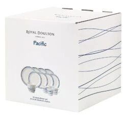 Royal Doulton Serviesset Pacific Lines - 16-delig / 4 Personen 7 Royal Doulton Serviesset Pacific Lines - 16-delig / 4 Personen -Alessi Verkoopwinkel RD Pacific Lines 16 Piece Dinner Set IMG 5983