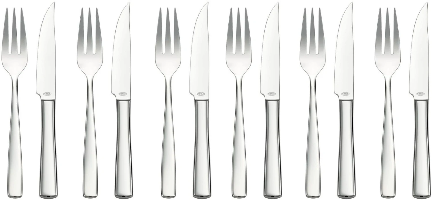 Rosle Steakbestek Elegance - 12-Delig 1 Rosle Steakbestek Elegance - 12-Delig